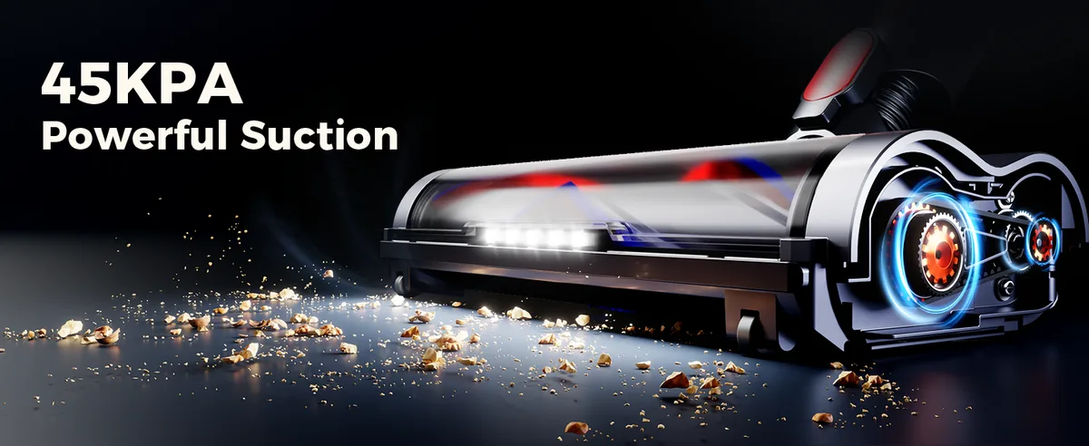 45KPa Powerful Suction